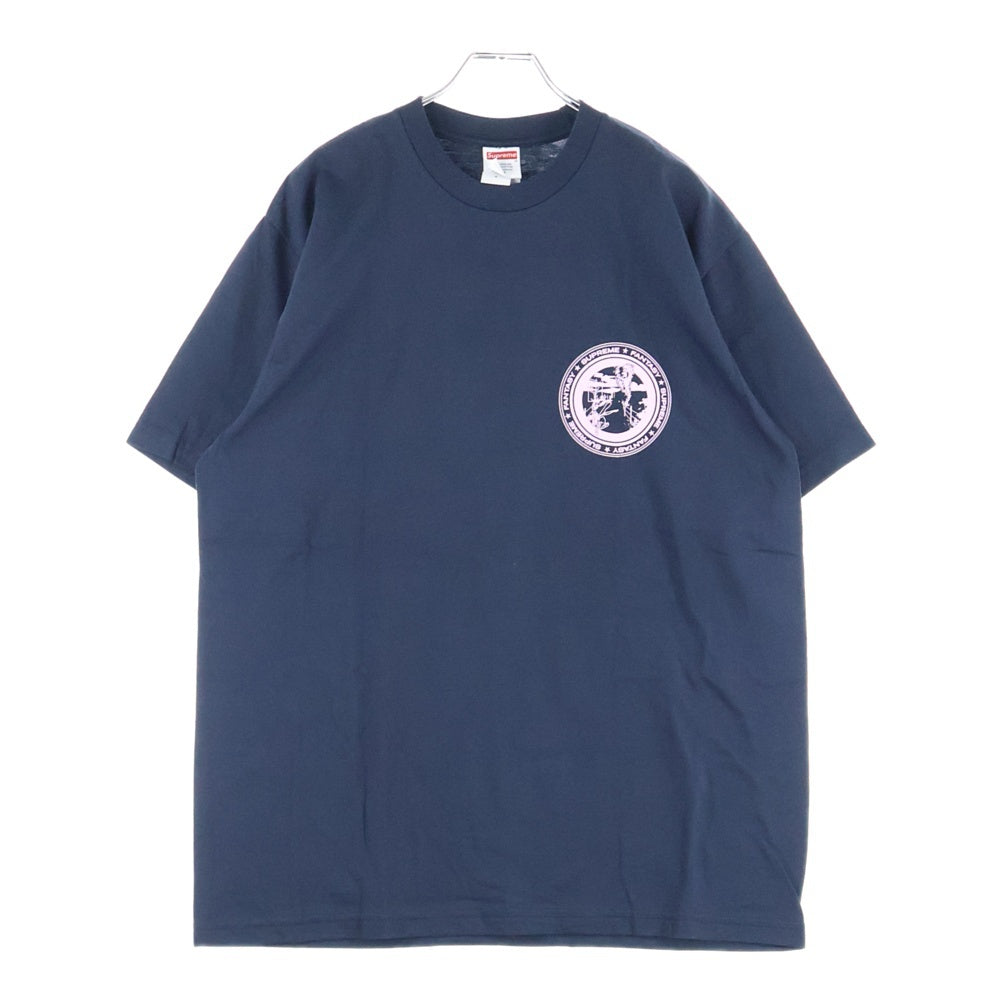 SUPREME(シュプリーム) 25AW Devotion Tee ディヴォーション プリント クルーネック 半袖Tシャツ カットソー ネイビー