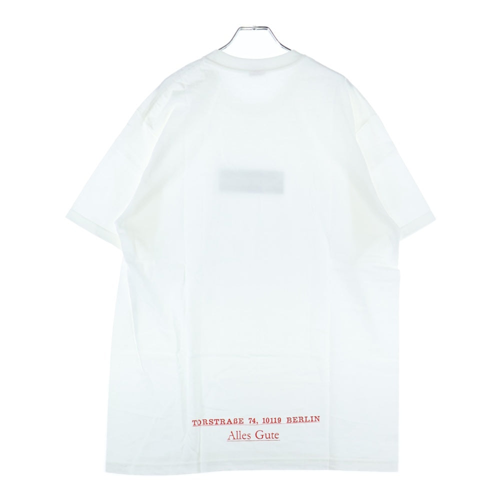 SUPREME(シュプリーム) 23AW Berlin Store Open Limited Box Logo Tee ベルリン オープン記念 ボックスロゴ クルーネック 半袖Tシャツ カットソー ホワイト/カーキ