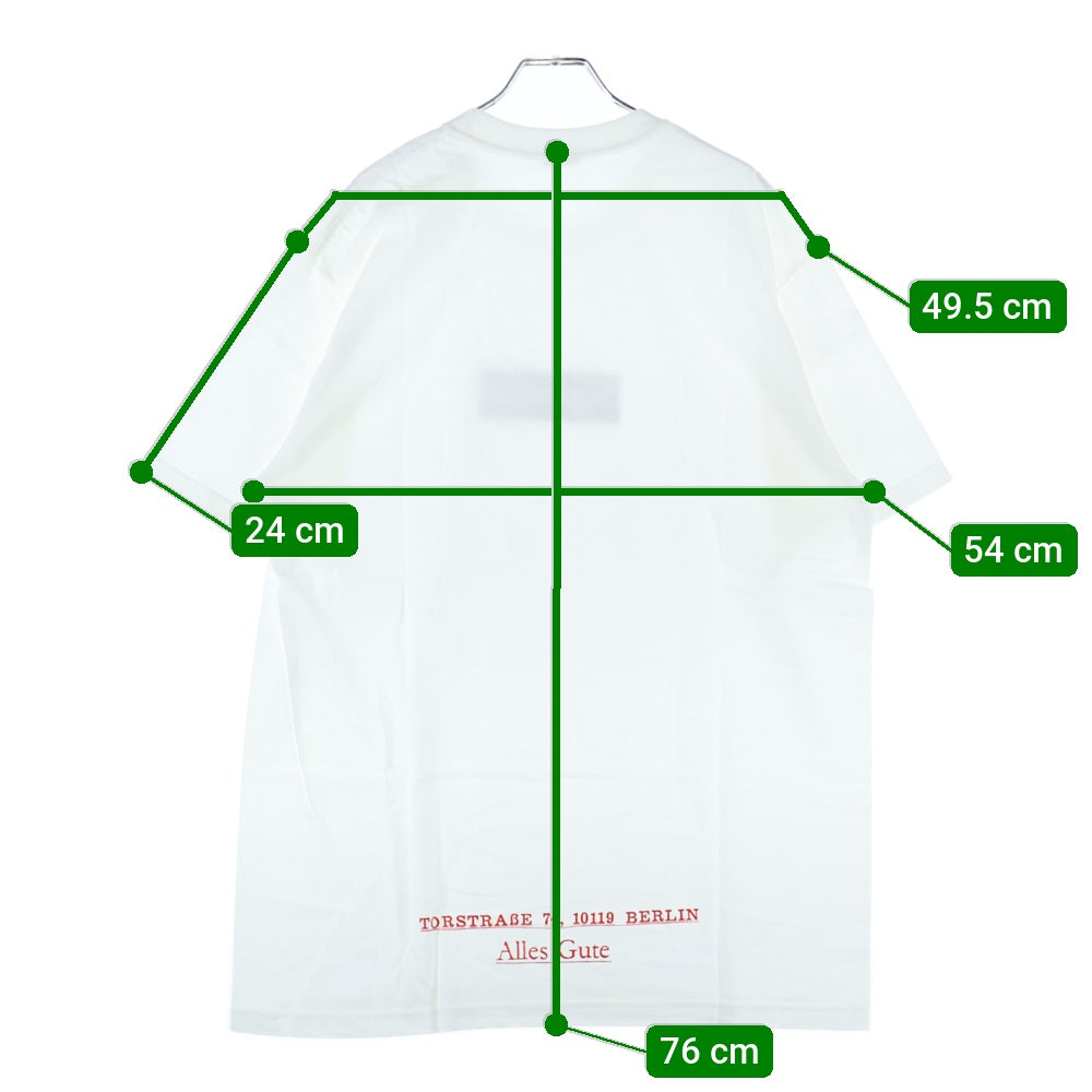 SUPREME(シュプリーム) 23AW Berlin Store Open Limited Box Logo Tee ベルリン オープン記念 ボックスロゴ クルーネック 半袖Tシャツ カットソー ホワイト/カーキ