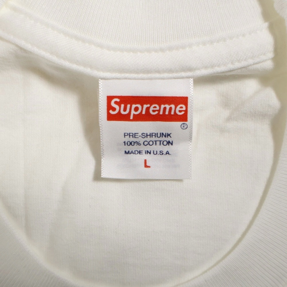SUPREME(シュプリーム) 22AW Chicago Store Open Limited Box Logo Tee シカゴ オープン記念 ボックスロゴ クルーネック 半袖Tシャツ カットソー ホワイト/シルバー