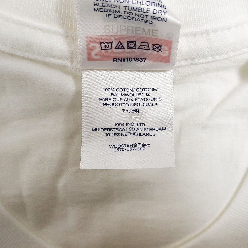 SUPREME(シュプリーム) 22AW Chicago Store Open Limited Box Logo Tee シカゴ オープン記念 ボックスロゴ クルーネック 半袖Tシャツ カットソー ホワイト/シルバー