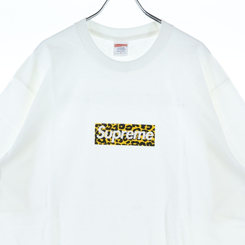 SUPREME(シュプリーム) 24SS Shanghai Store Open Limited Box Logo Tee 中国 上海 オープン記念 ボックスロゴ クルーネック 半袖Tシャツ カットソー ホワイト/イエロー