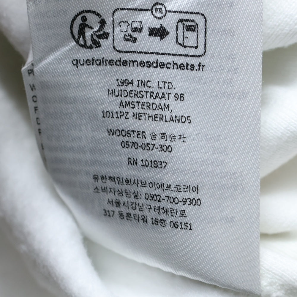 SUPREME(シュプリーム) 24SS ×MM6 Maison Margiela Foil Box Logo Hooded Sweatshirt エムエムシックス メゾンマルジェラ ホイル ボックスロゴ プルオーバーパーカー