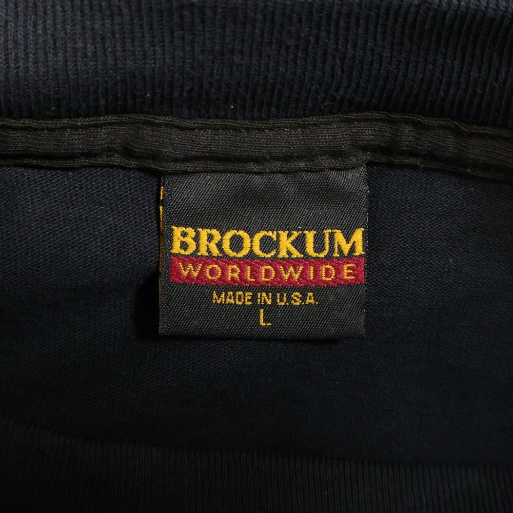 VINTAGE(ヴィンテージ) 90s GUNS N' ROSES 1992 USE YOUR ILLUSION TOUR BROCKUM ガンズアンドローゼス フロントロゴ 半袖Tシャツ ブラック