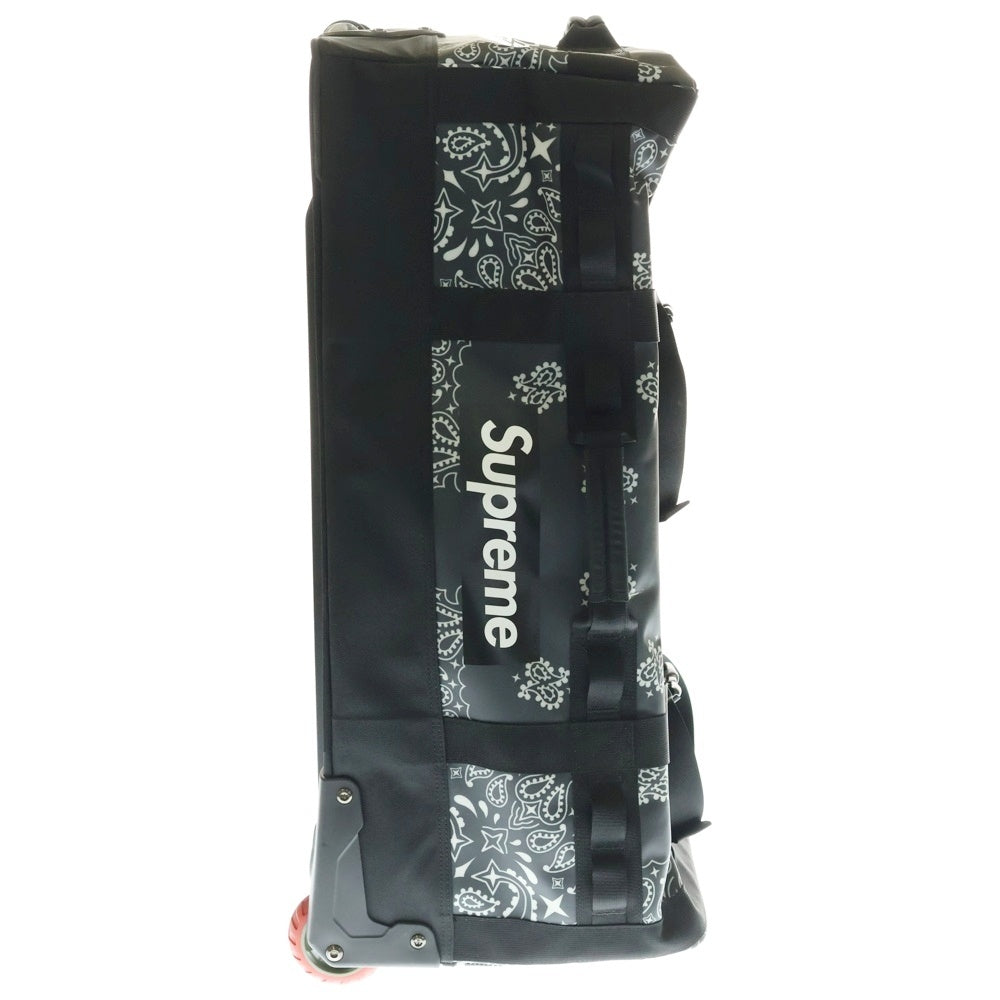 SUPREME(シュプリーム) 14AW ×THE NORTH FACE Bandana Rolling Thunder Bag ザノースフェイス バンダナ ローリング サンダー キャリーケース キャリーバッグ ブラック