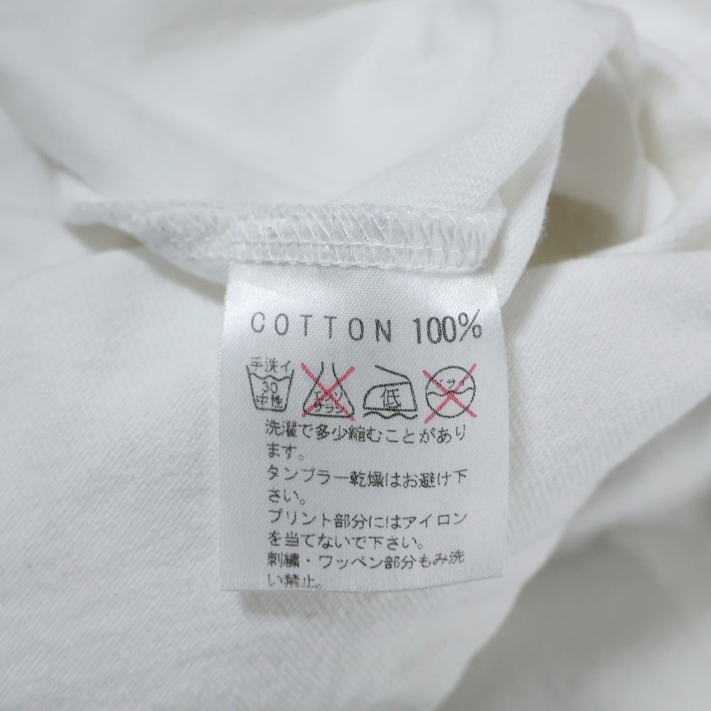 m&m(エムアンドエム) 00s Mandm.cp Tee バックスタープリント クルーネック 半袖Tシャツ カットソー ホワイト