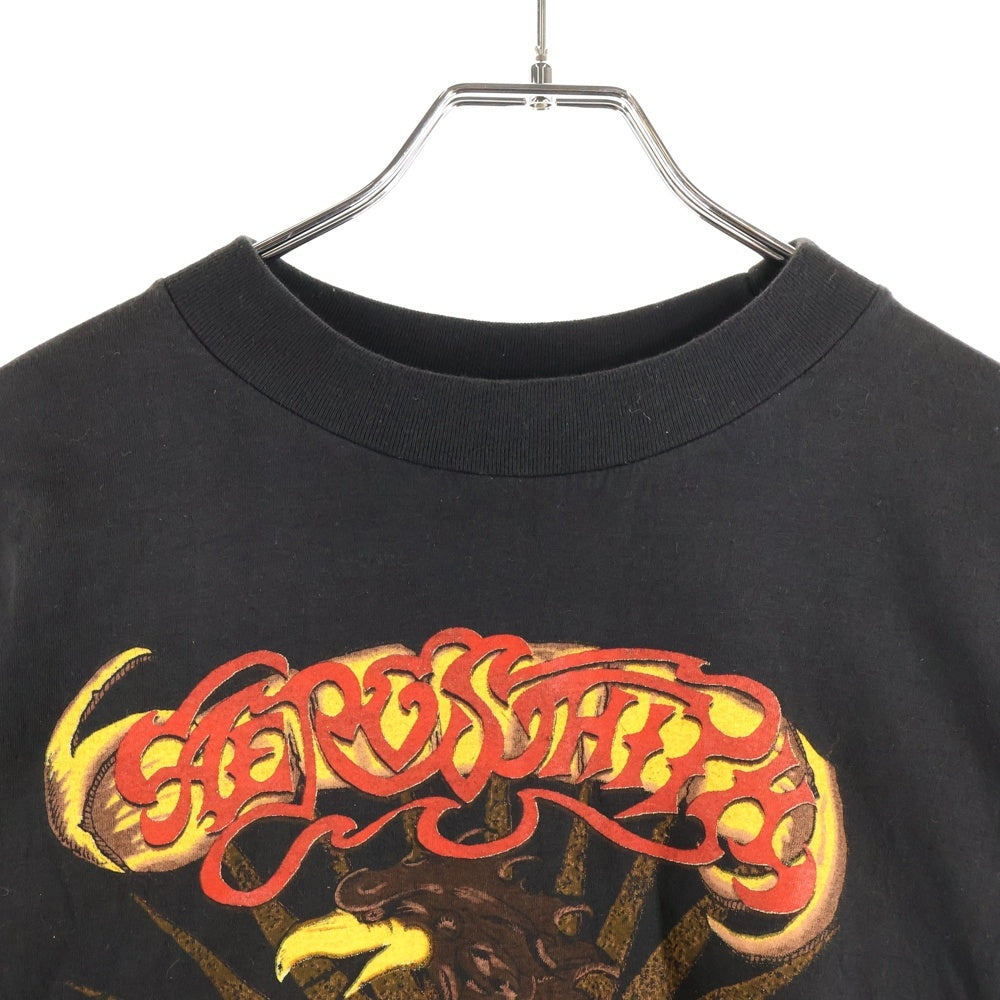 VINTAGE(ヴィンテージ) 90s AEROSMITH 1993 Tour Tee エアロスミス ツアー 両面プリント 半袖カットソー Tシャツ ブラック