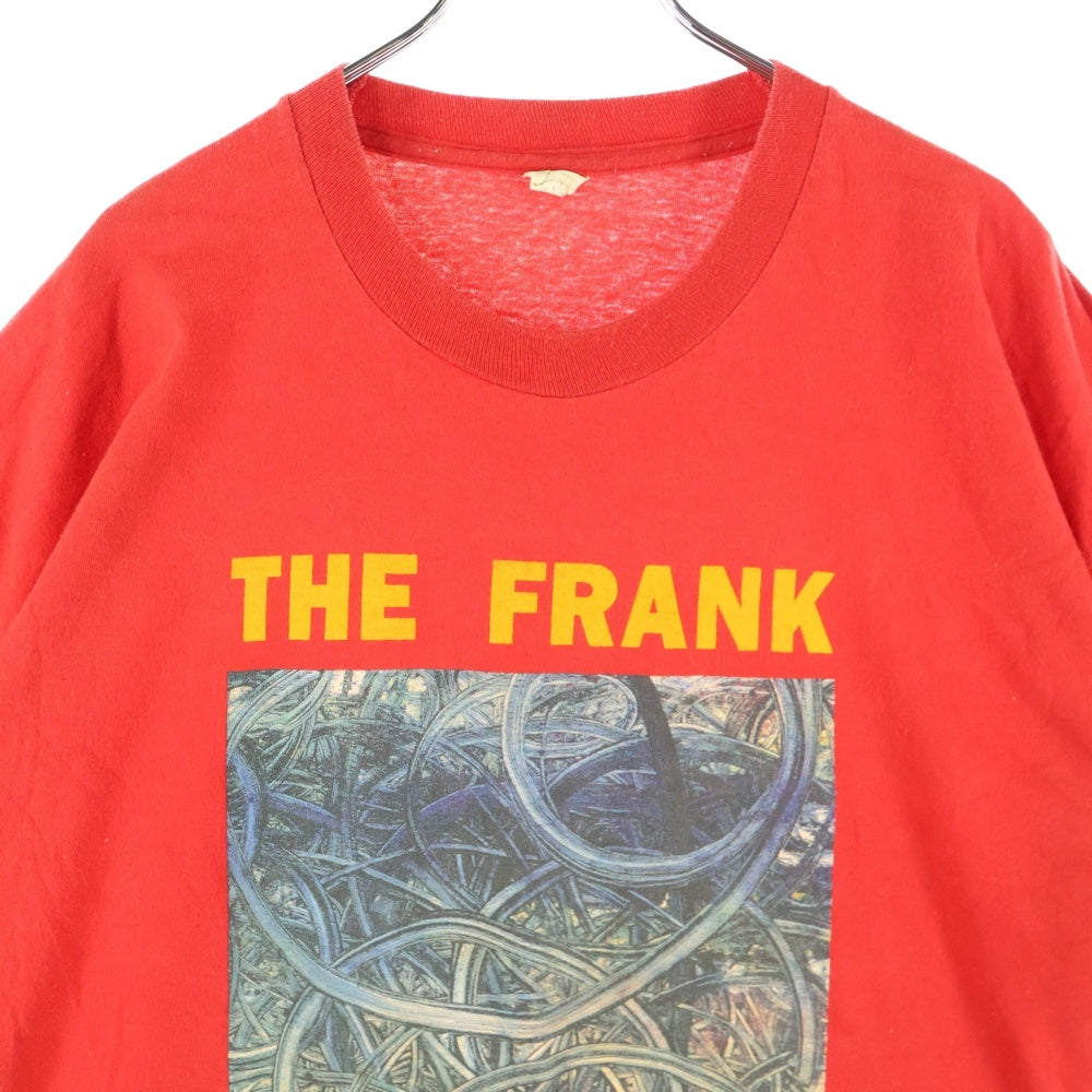 VINTAGE(ヴィンテージ) 90s THE FRANK AND WALTERS フランク&ウォルターズ フロントプリント クルーネック 半袖Tシャツ カットソー レッド