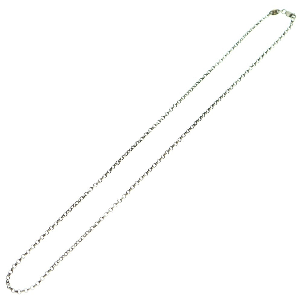 CHROME HEARTS(クロムハーツ) NECKCHAIN R18 ロールチェーンネックレス 18inch シルバー BCA083