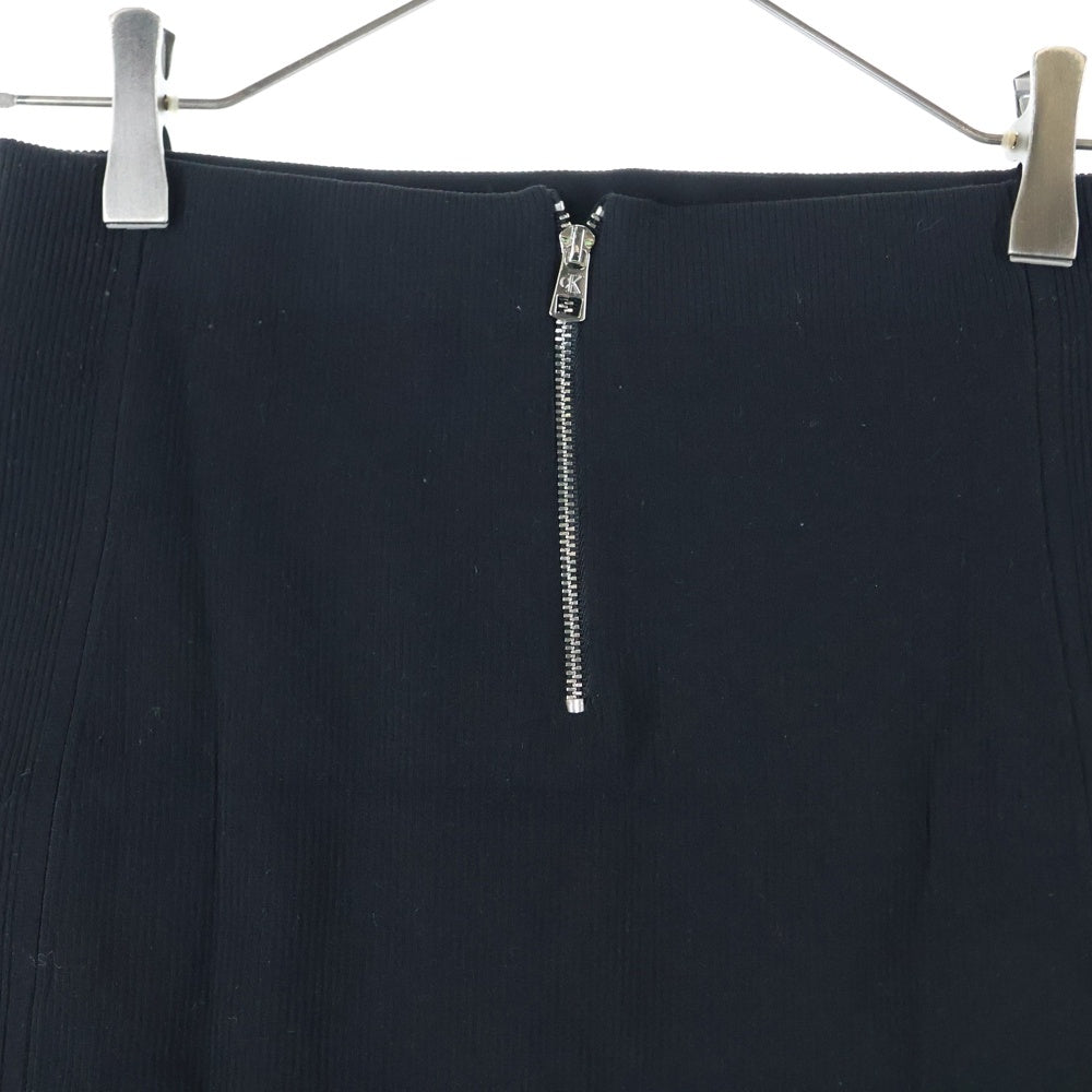 Calvin Klein Jeans(カルバンクラインジーンズ) サイド ジップアップ タイトスカート レディース ブラック