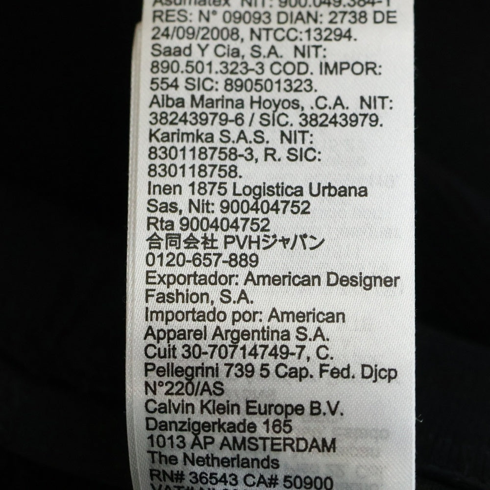 Calvin Klein Jeans(カルバンクラインジーンズ) サイド ジップアップ タイトスカート レディース ブラック