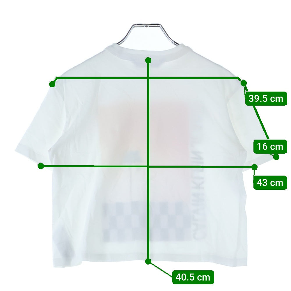 Calvin Klein Jeans(カルバンクラインジーンズ) パームツリー フロント プリント 半袖カットソー Tシャツ ホワイト