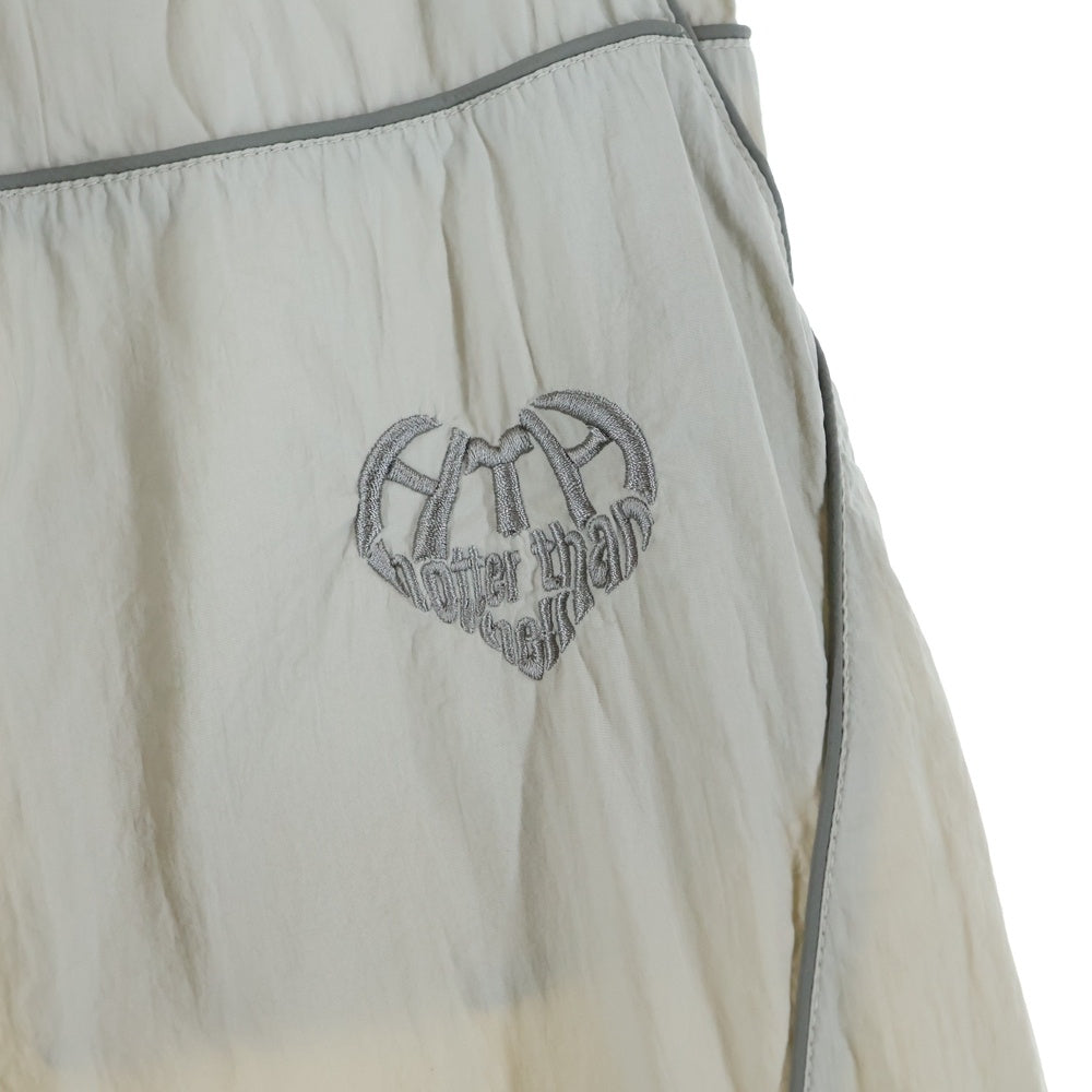 UMBRO(アンブロ) ×HTH フルジップ ナイロン パンツ クリーム