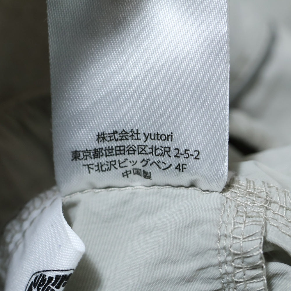 UMBRO(アンブロ) ×HTH フルジップ ナイロン パンツ クリーム