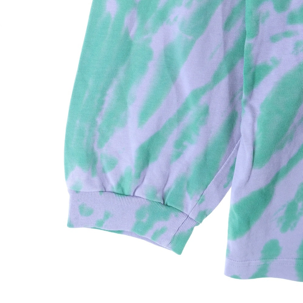 Carne Bollente(カルネボレンテ) タイダイ オーガズム 両面プリント 長袖 Tシャツ カットソー グリーン