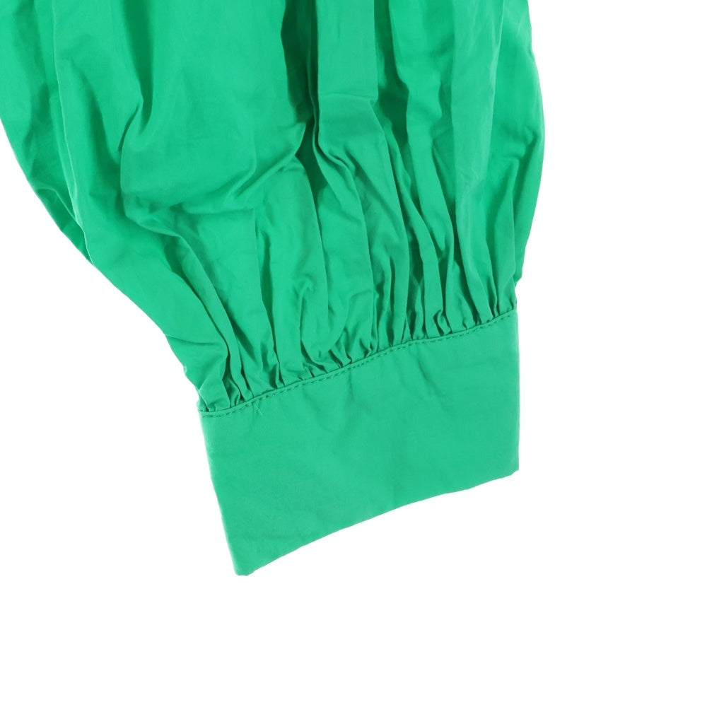 EMODA(エモダ) ショート丈 長袖 シャツ グリーン レディース