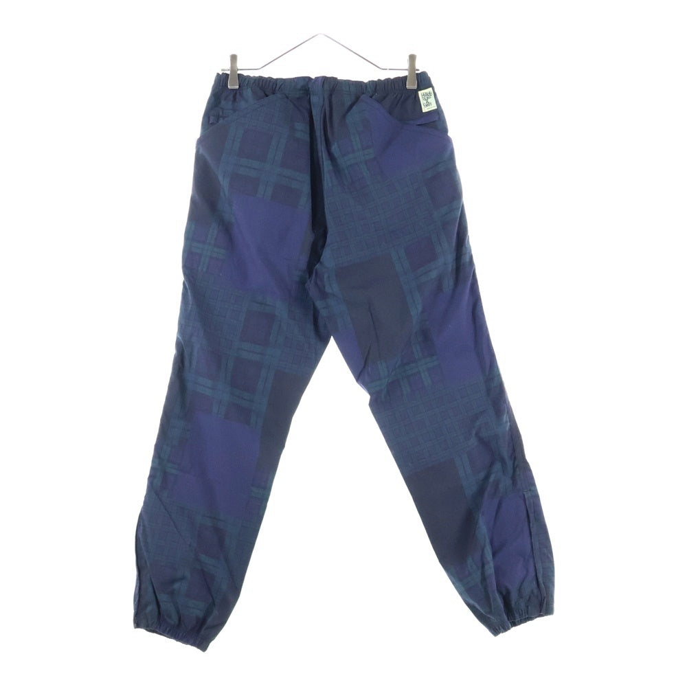 SSZ(エスエスズィー) 18SS × BEAMS SHAKA PANTS ビームス ブラックウォッチ チェック 転写プリント シャカパンツ グリーン/ブラック 11-24-2108-803-91-14