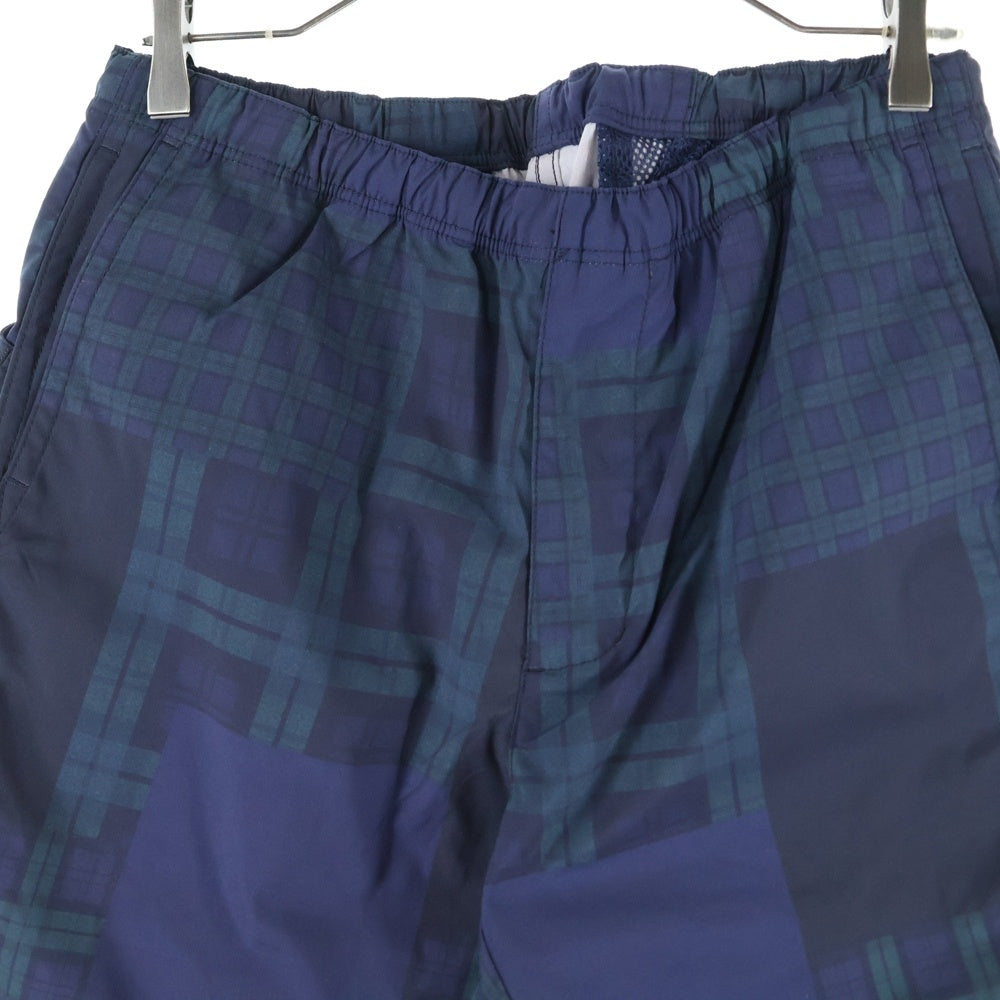 SSZ(エスエスズィー) 18SS × BEAMS SHAKA PANTS ビームス ブラックウォッチ チェック 転写プリント シャカパンツ グリーン/ブラック 11-24-2108-803-91-14