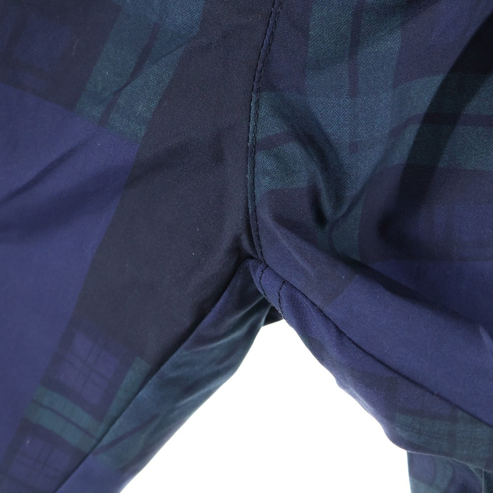 SSZ(エスエスズィー) 18SS × BEAMS SHAKA PANTS ビームス ブラックウォッチ チェック 転写プリント シャカパンツ グリーン/ブラック 11-24-2108-803-91-14