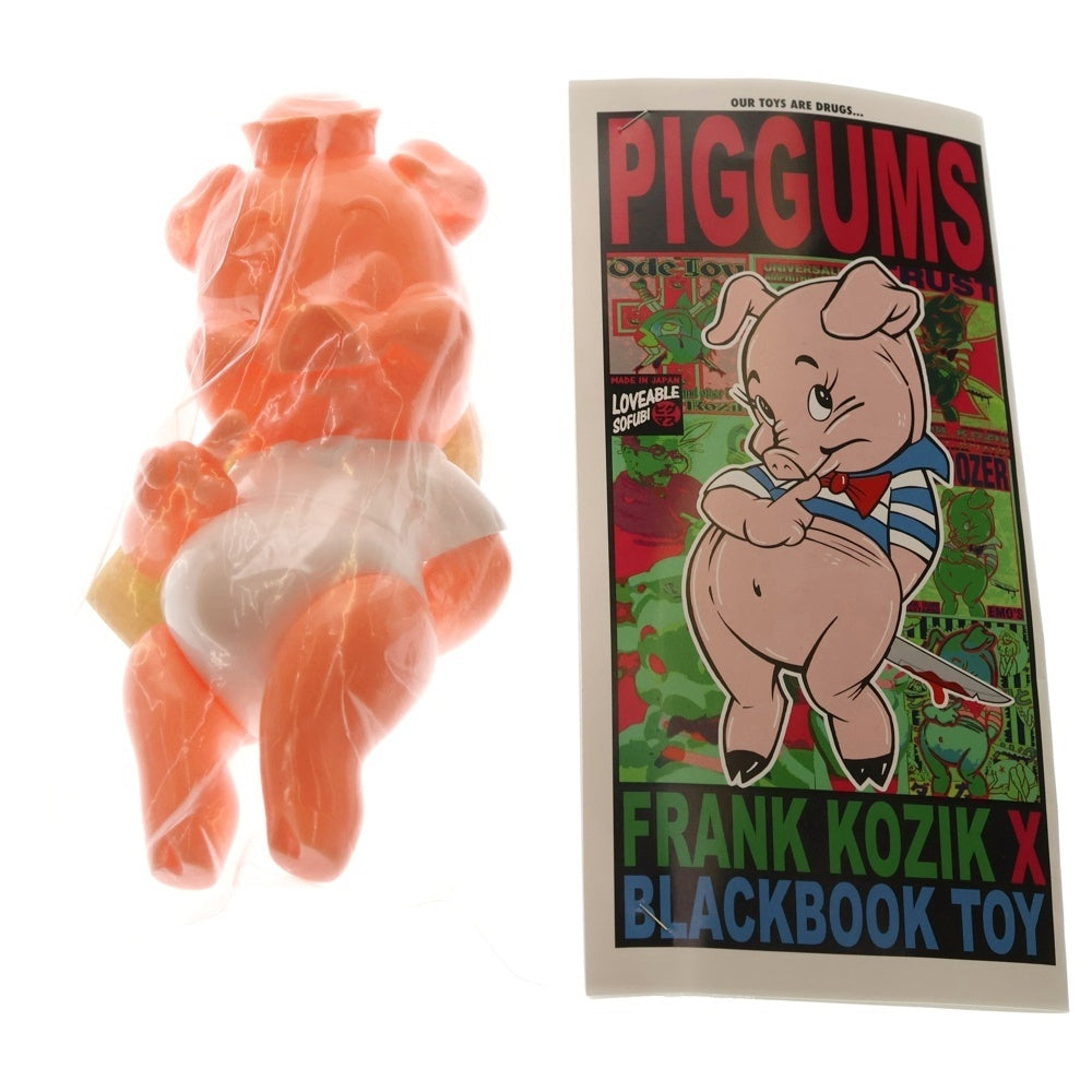 NO BRAND(ノーブランド) BlackBook Toy ブラックブックトイ × Frank Kozik Pale Orange and White Piggums フランク・コジック ピグマス ソフビ フィギュア ベージュ