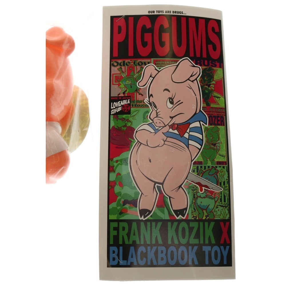 NO BRAND(ノーブランド) BlackBook Toy ブラックブックトイ × Frank Kozik Pale Orange and White Piggums フランク・コジック ピグマス ソフビ フィギュア ベージュ