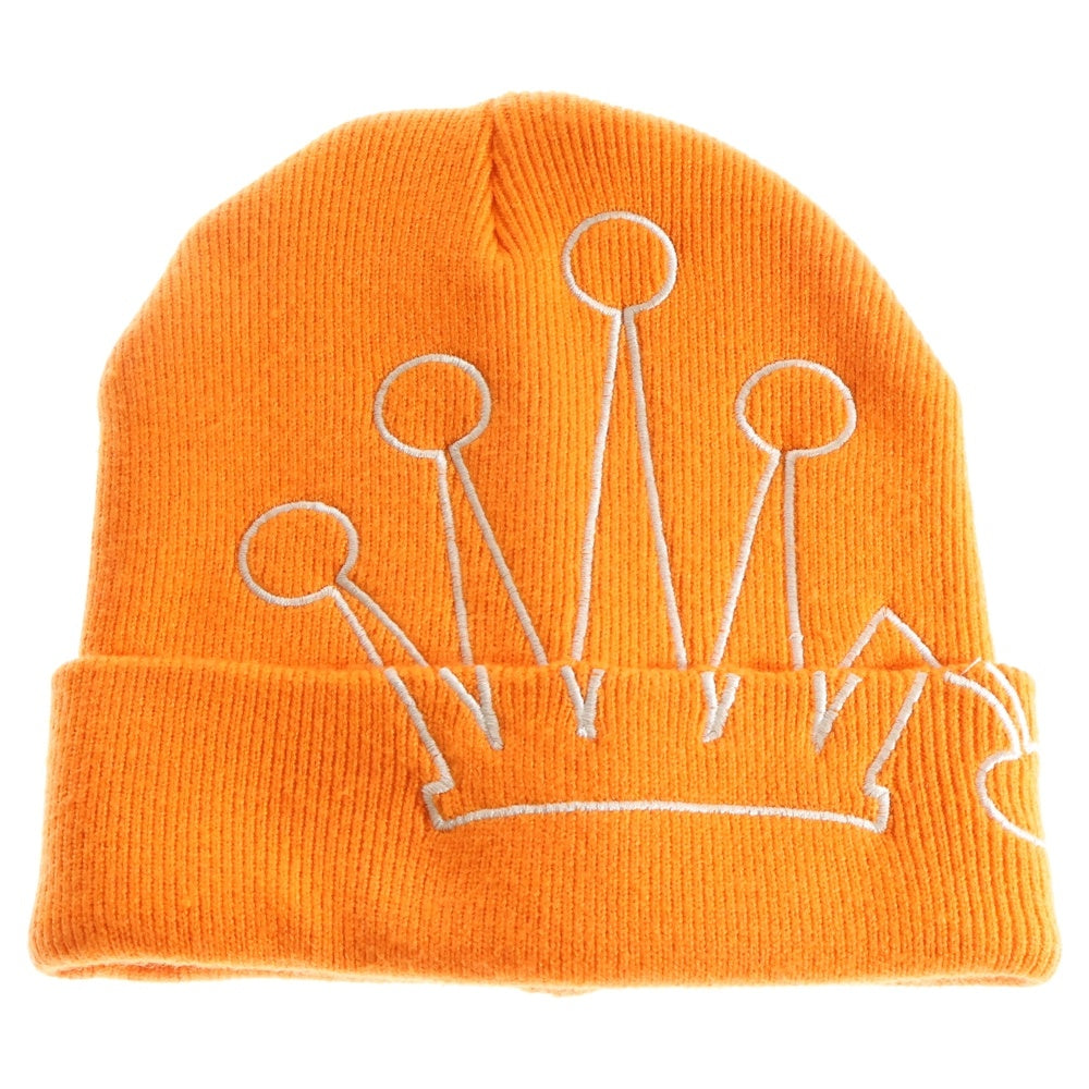 STUSSY(ステューシー) Crown Cuff Beanie クラウンカフ ビーニー オレンジ