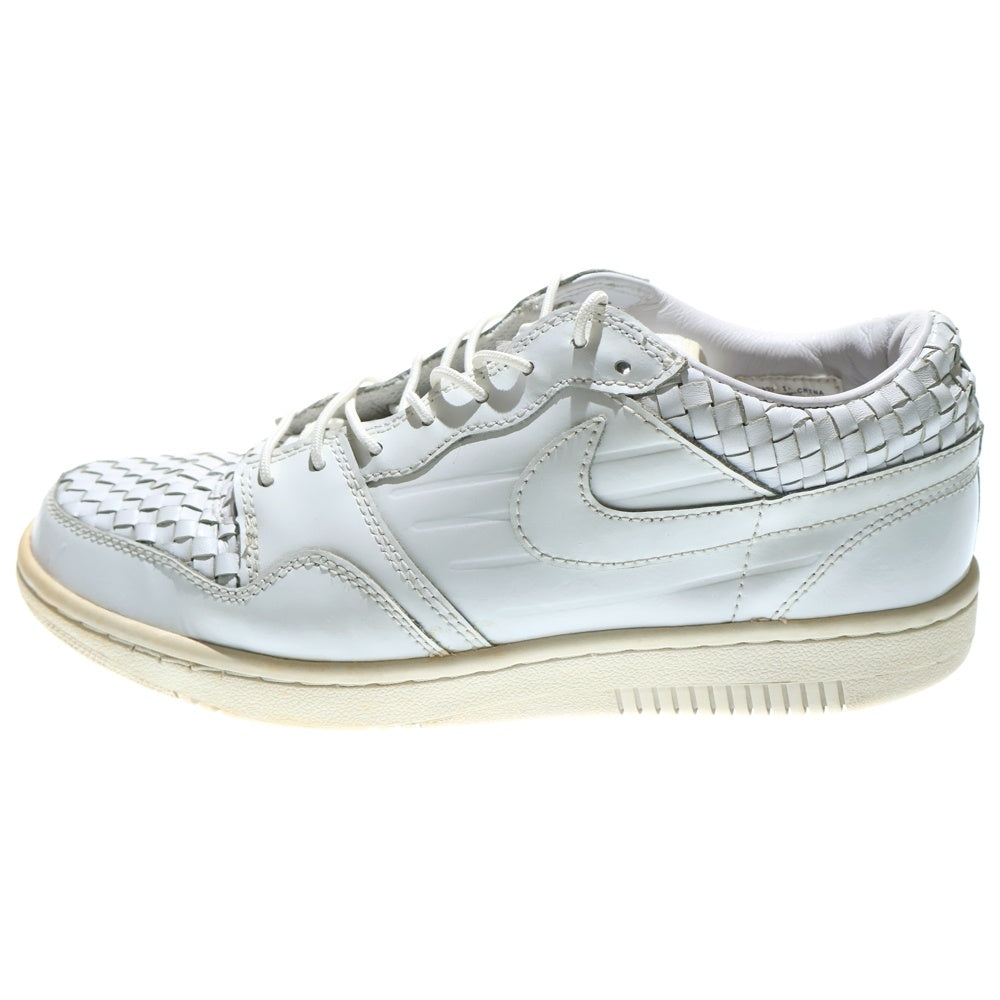 NIKE(ナイキ) COURT FORCE LOW コートフォース ローカットスニーカー ホワイト US9.5/27.5cm 314191-114