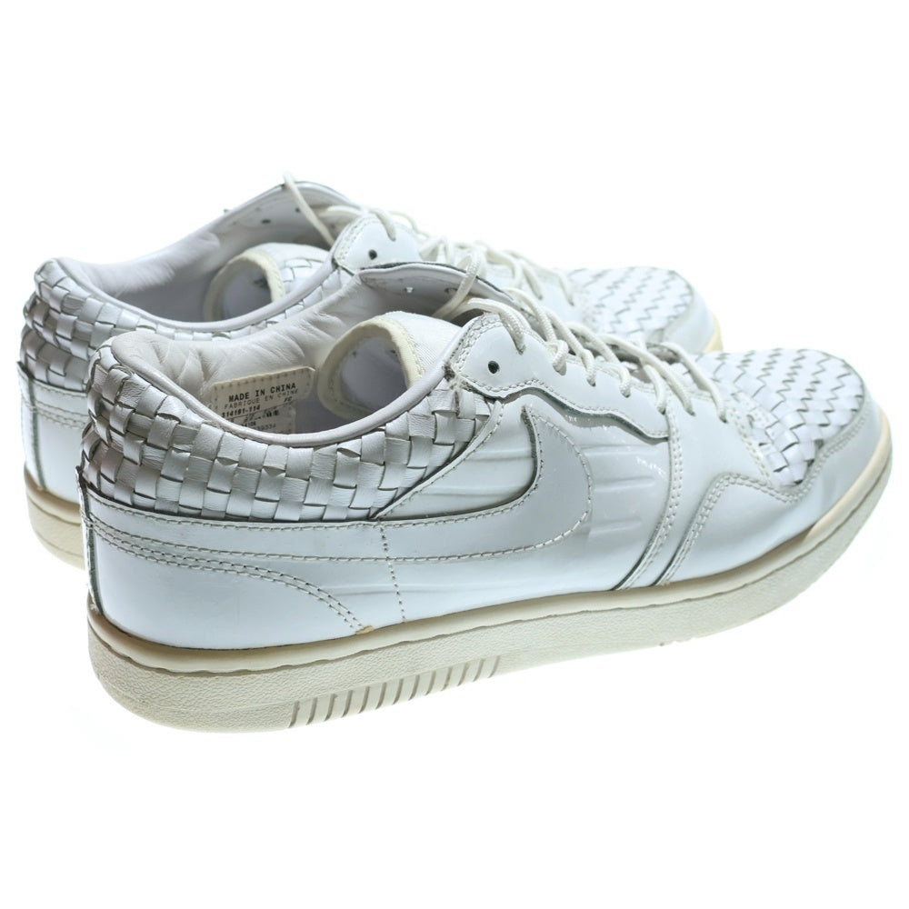 NIKE(ナイキ) COURT FORCE LOW コートフォース ローカットスニーカー ホワイト US9.5/27.5cm 314191-114