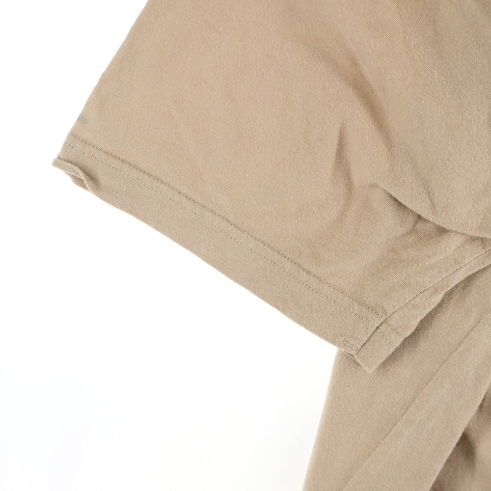 ELECTRIC COTTAGE(エレクトリックコテージ) コットン クルーネック 半袖シャツ ベージュ