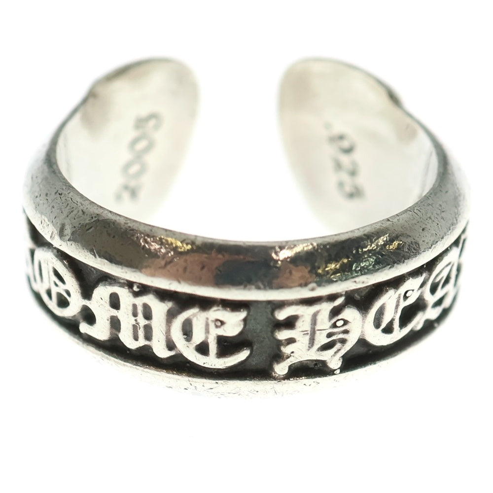 CHROME HEARTS(クロムハーツ) SM SCROLL LABEL スモールスクロールラベル リング シルバー BCA413