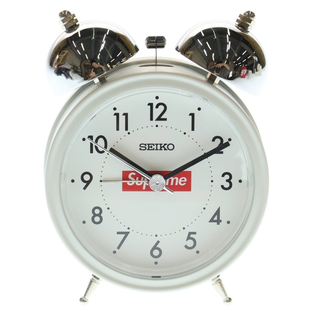 SUPREME(シュプリーム) 22AW ×SEIKO Alarm Clock ボックスロゴ 目覚まし時計 ホワイト