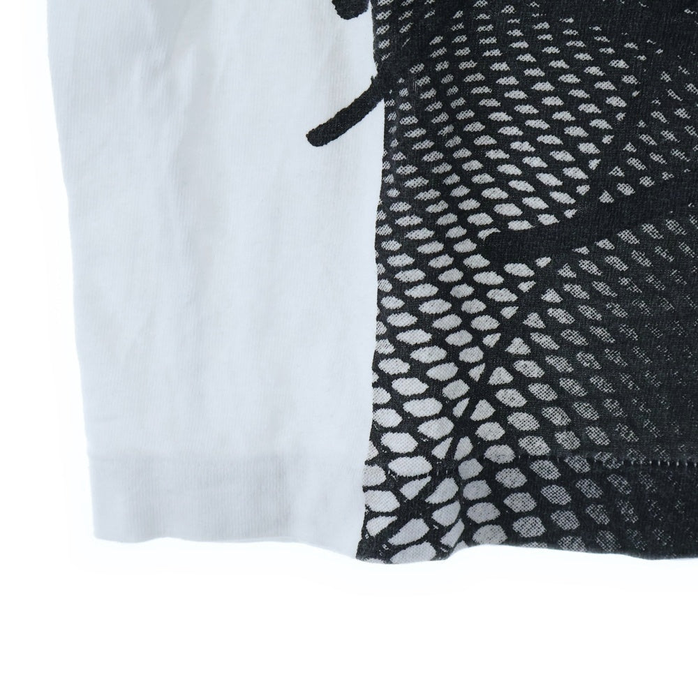 COMME des GARCONS(コムデギャルソン) Daido Moriyama TIGHTS IN SHIMOTAKAIDO フォトプリント クルーネック半袖Tシャツ ホワイト OF-T002