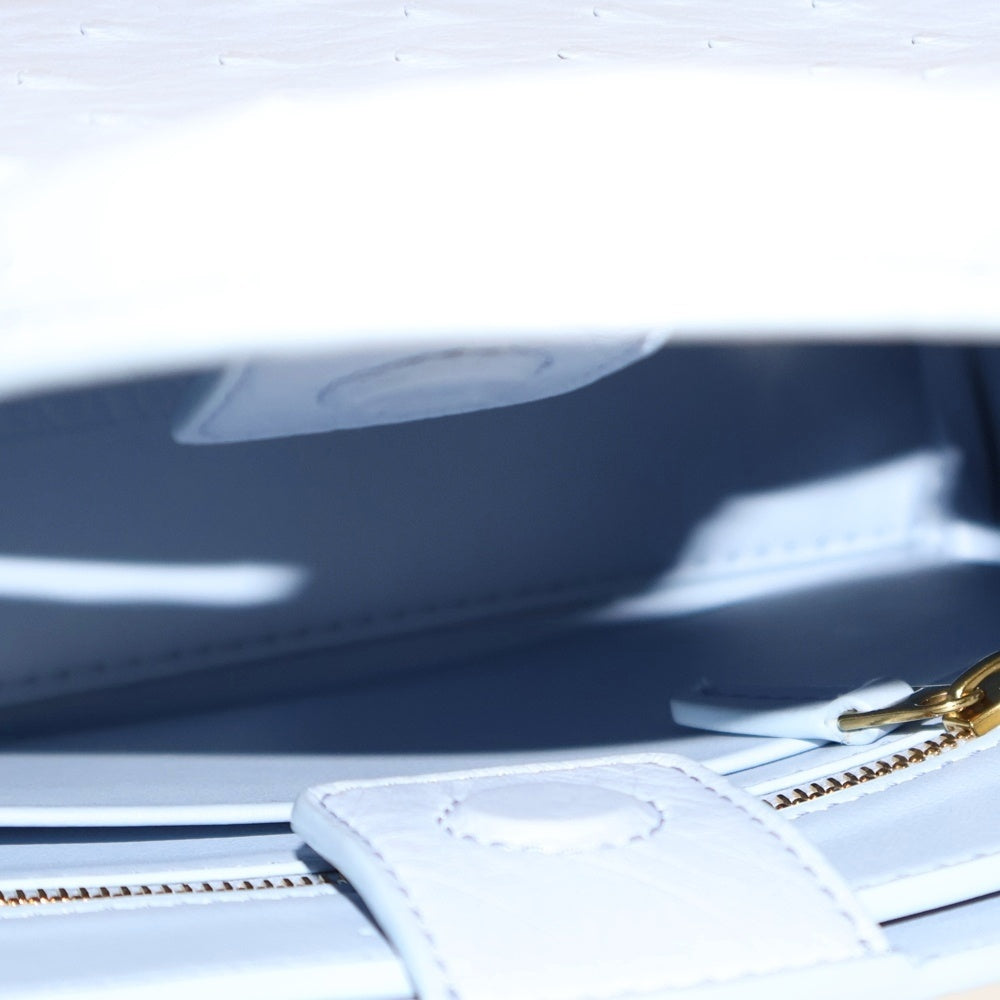 BOTTEGA VENETA(ボッテガヴェネタ) Mini Andiamo ミニ アンディアーモ レザー 2WAY ハンドバッグ ショルダーバッグ ライトブルー 805232