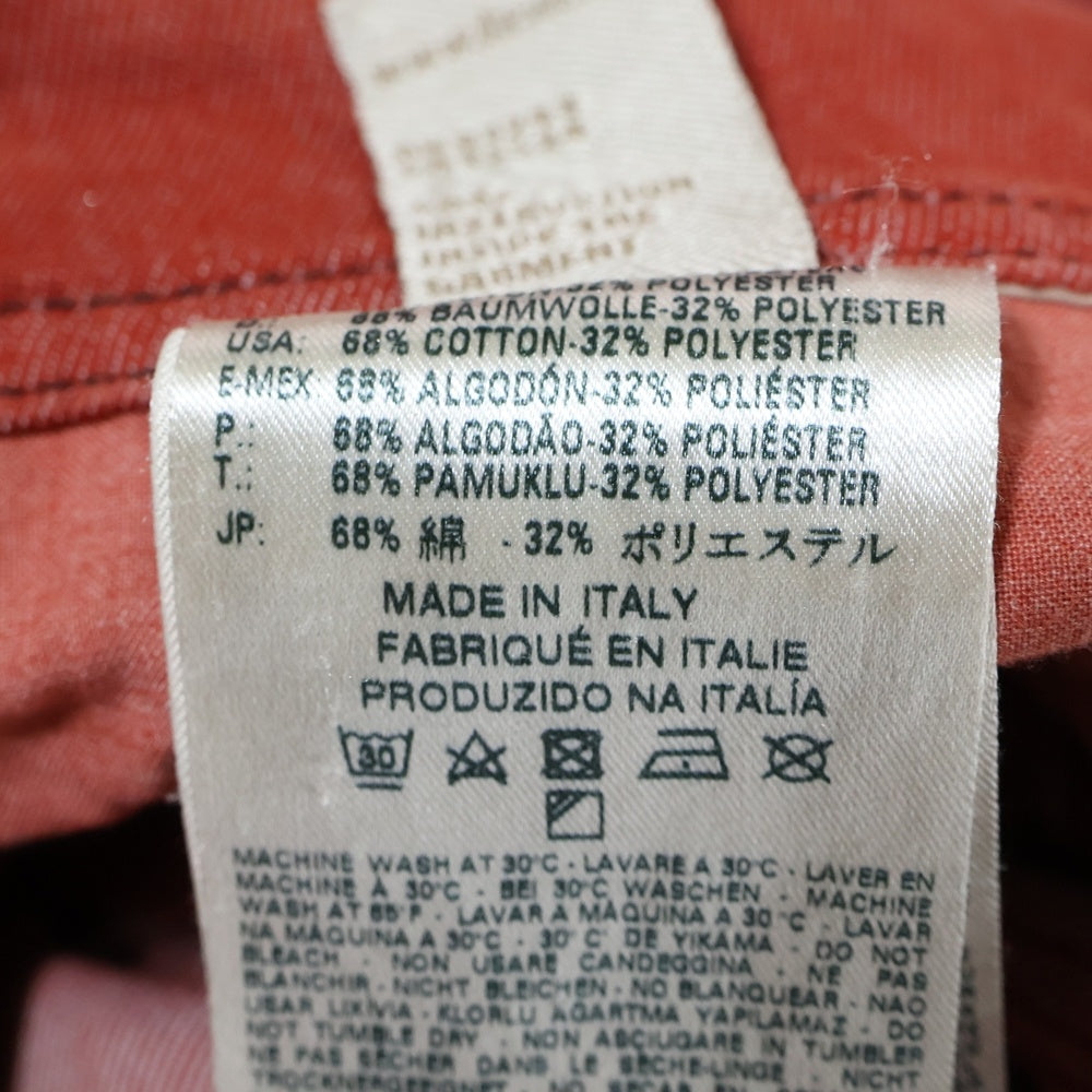 DIESEL(ディーゼル) SLEENKER スリムフィット クラッシュ加工 ストレートデニムパンツ ジーンズ レッド