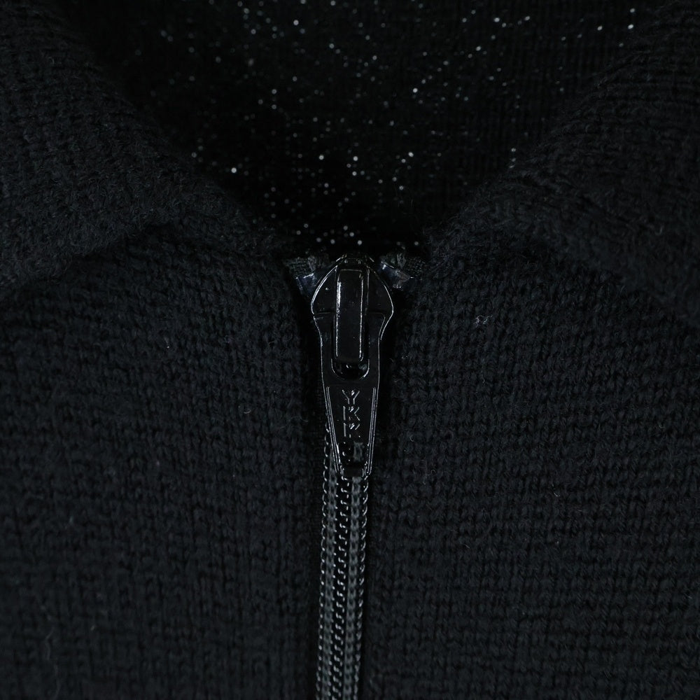 SUPREME(シュプリーム) 24AW Zip Up Polo Sweater ジップアップ ポロ スウェット セーター ブラック