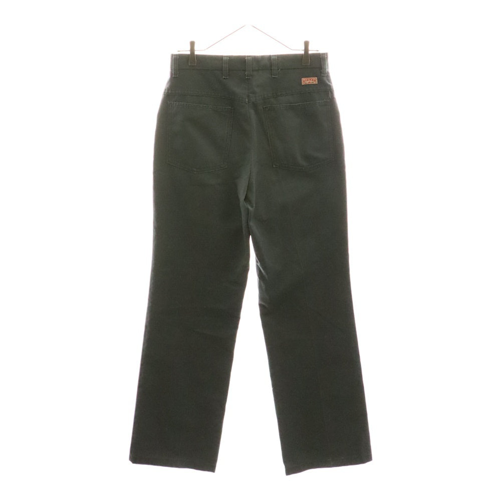 NO BRAND(ノーブランド) RED KAP ブーツカット ワークパンツ グリーン