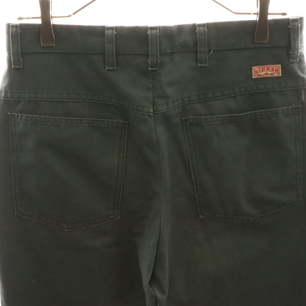 NO BRAND(ノーブランド) RED KAP ブーツカット ワークパンツ グリーン