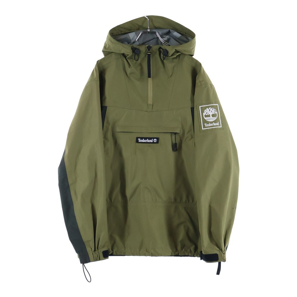 Timberland(ティンバーランド) YCC Waterproof pullover ウォータープルーフ ハーフジップ ナイロン アノラック ジャケット オリーブ TB0A1O97