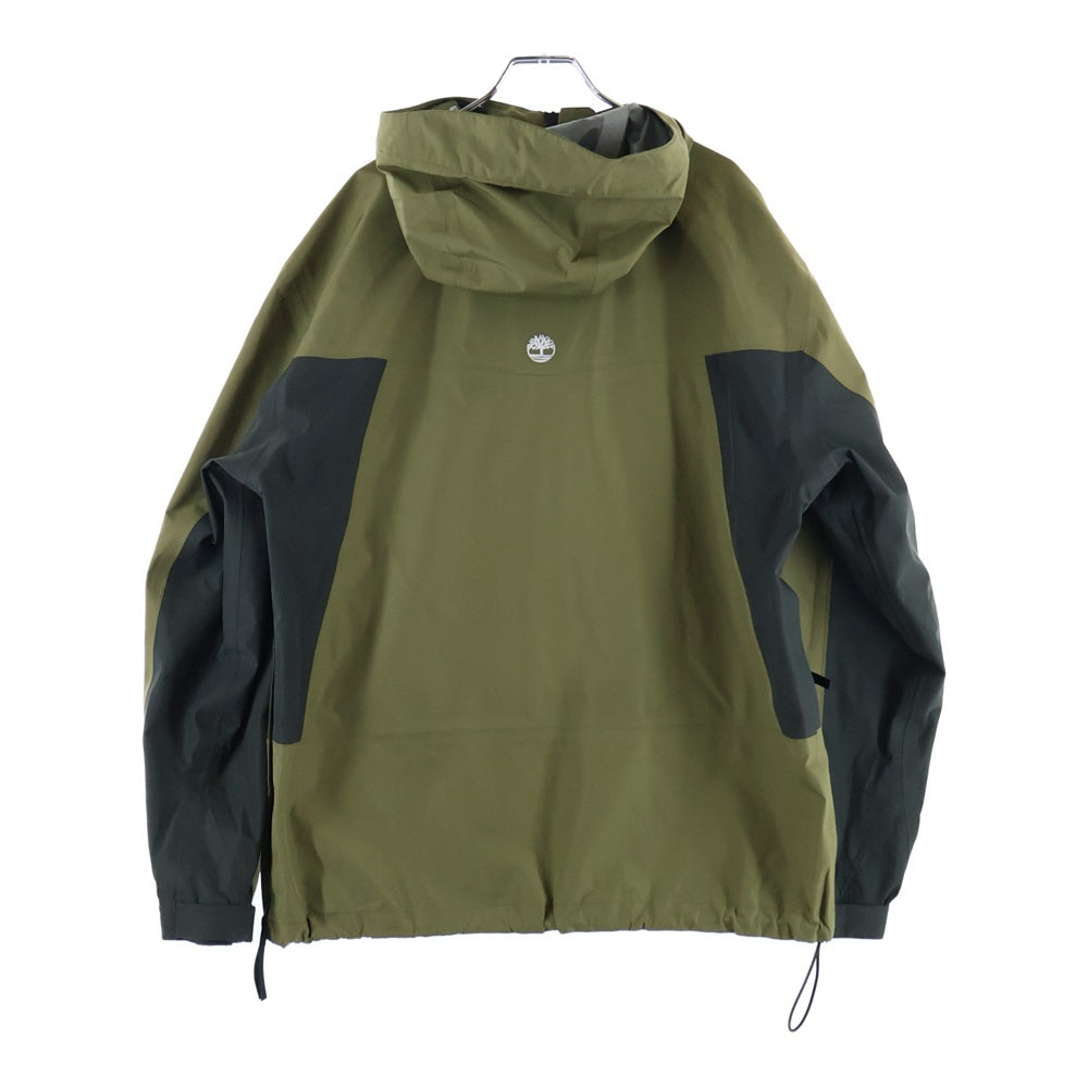 Timberland(ティンバーランド) YCC Waterproof pullover ウォータープルーフ ハーフジップ ナイロン アノラック ジャケット オリーブ TB0A1O97