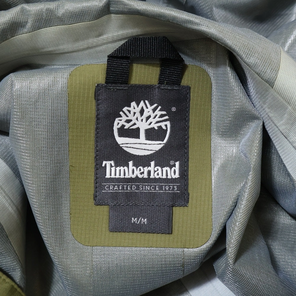Timberland(ティンバーランド) YCC Waterproof pullover ウォータープルーフ ハーフジップ ナイロン アノラック ジャケット オリーブ TB0A1O97