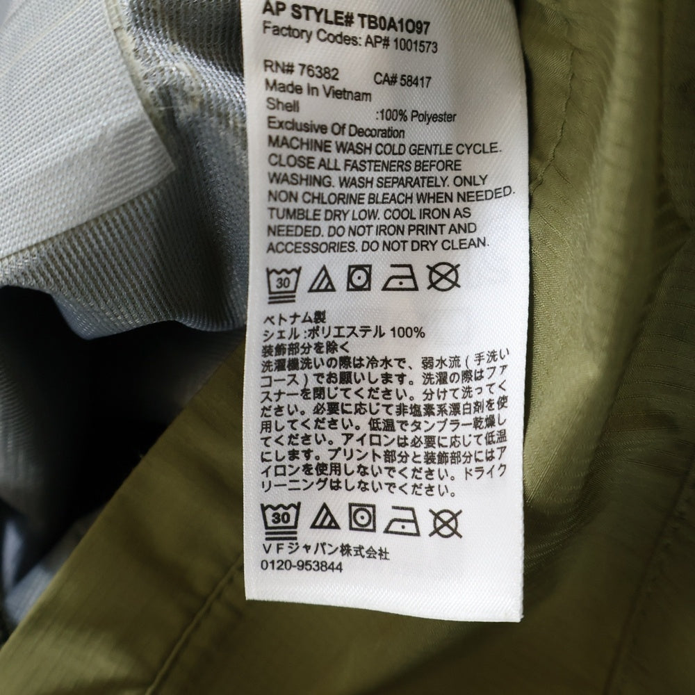 Timberland(ティンバーランド) YCC Waterproof pullover ウォータープルーフ ハーフジップ ナイロン アノラック ジャケット オリーブ TB0A1O97