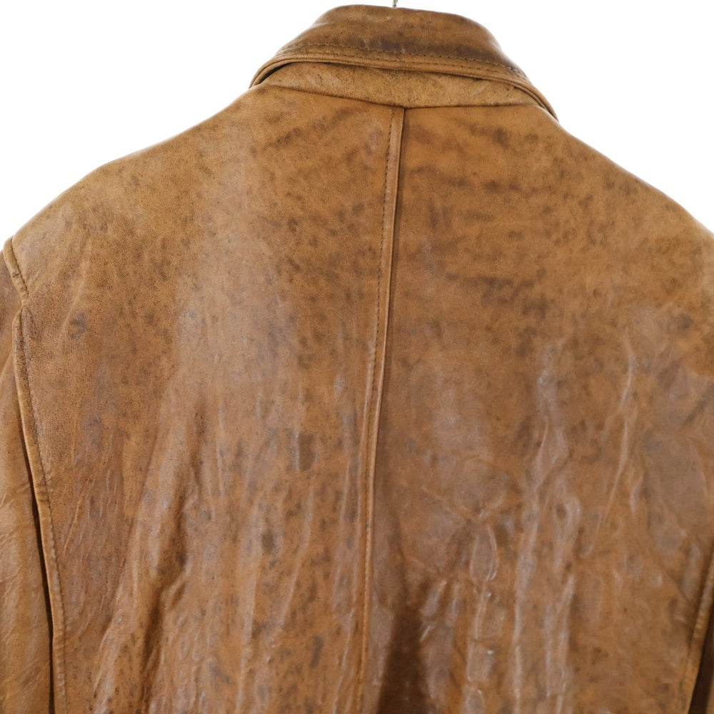 VINTAGE(ヴィンテージ) A-2 Military Flight Leather Jacket フライトレザージャケット ブラウン