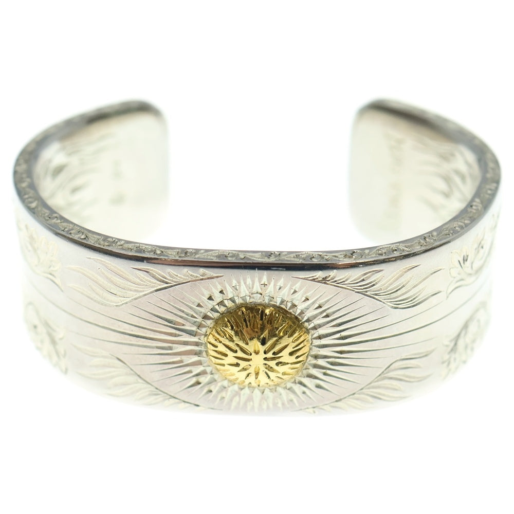 BIGTWIN(ビッグツイン) 四面全面総彫刻 カスタム バングル シルバー/ゴールド