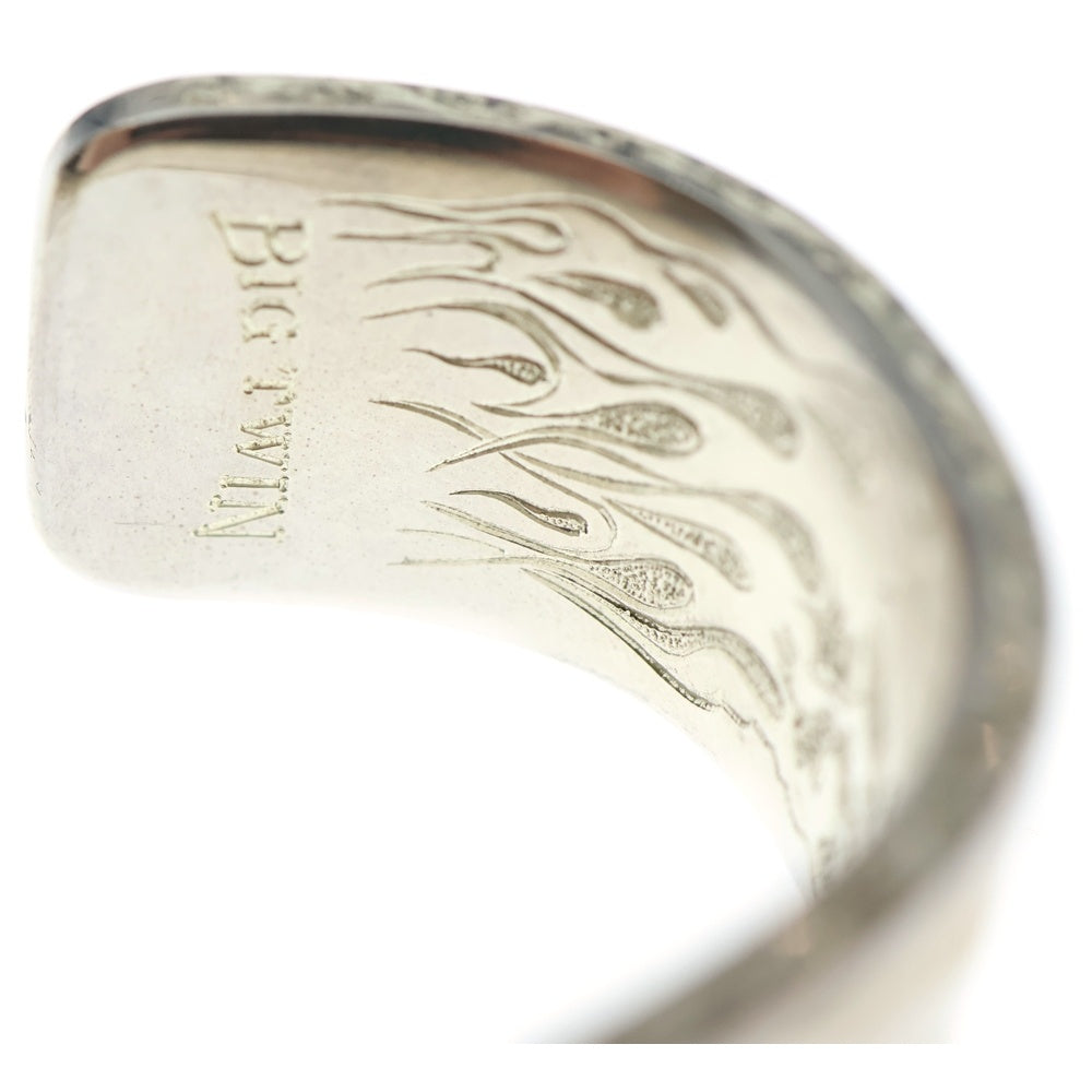 BIGTWIN(ビッグツイン) 四面全面総彫刻 カスタム バングル シルバー/ゴールド