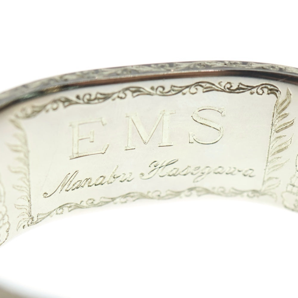 BIGTWIN(ビッグツイン) 四面全面総彫刻 カスタム バングル シルバー/ゴールド