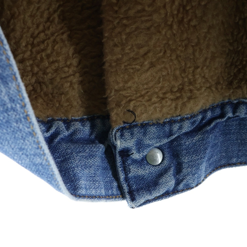 Wrangler(ラングラー) 80s 襟コーデュロイ 裏ボア デニムジャケット インディゴ