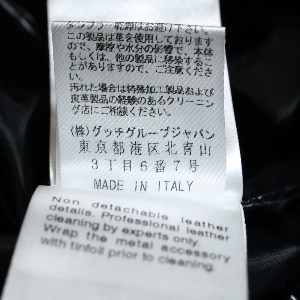 GUCCI(グッチ) スタッズ ナイロン モッズコート ジャケット ブラック 270770 ZK682 レディース