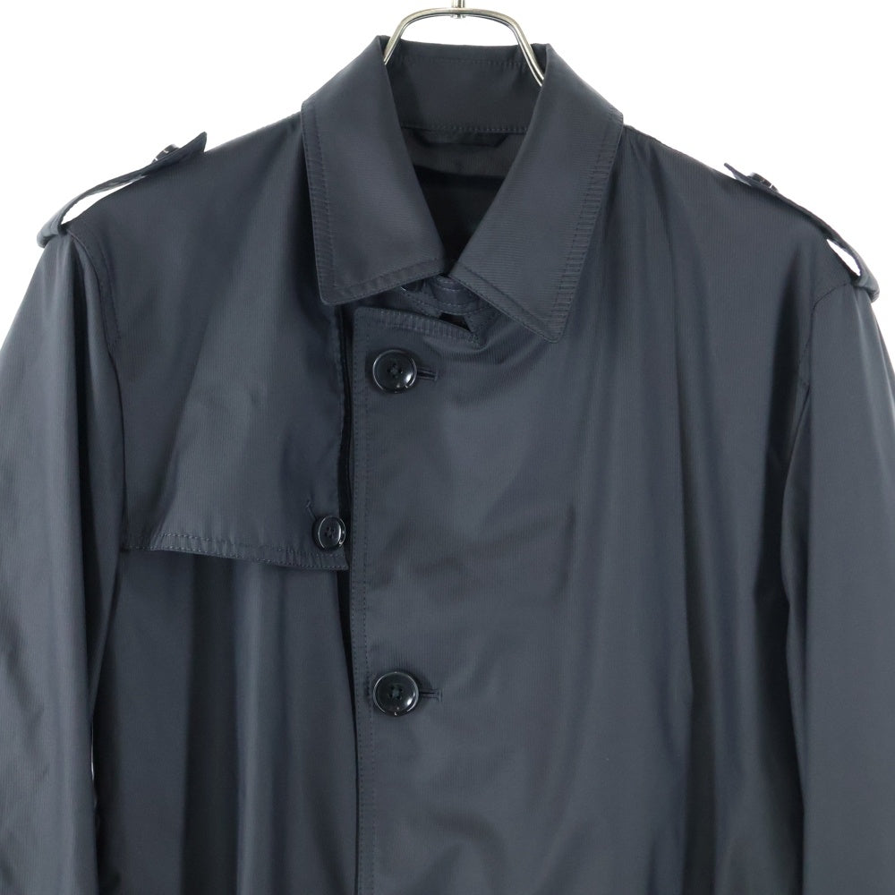 Calvin Klein(カルバンクライン) ナイロン ロング トレンチコート ブラック 414514