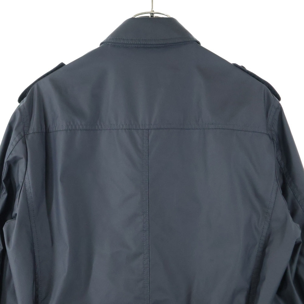 Calvin Klein(カルバンクライン) ナイロン ロング トレンチコート ブラック 414514