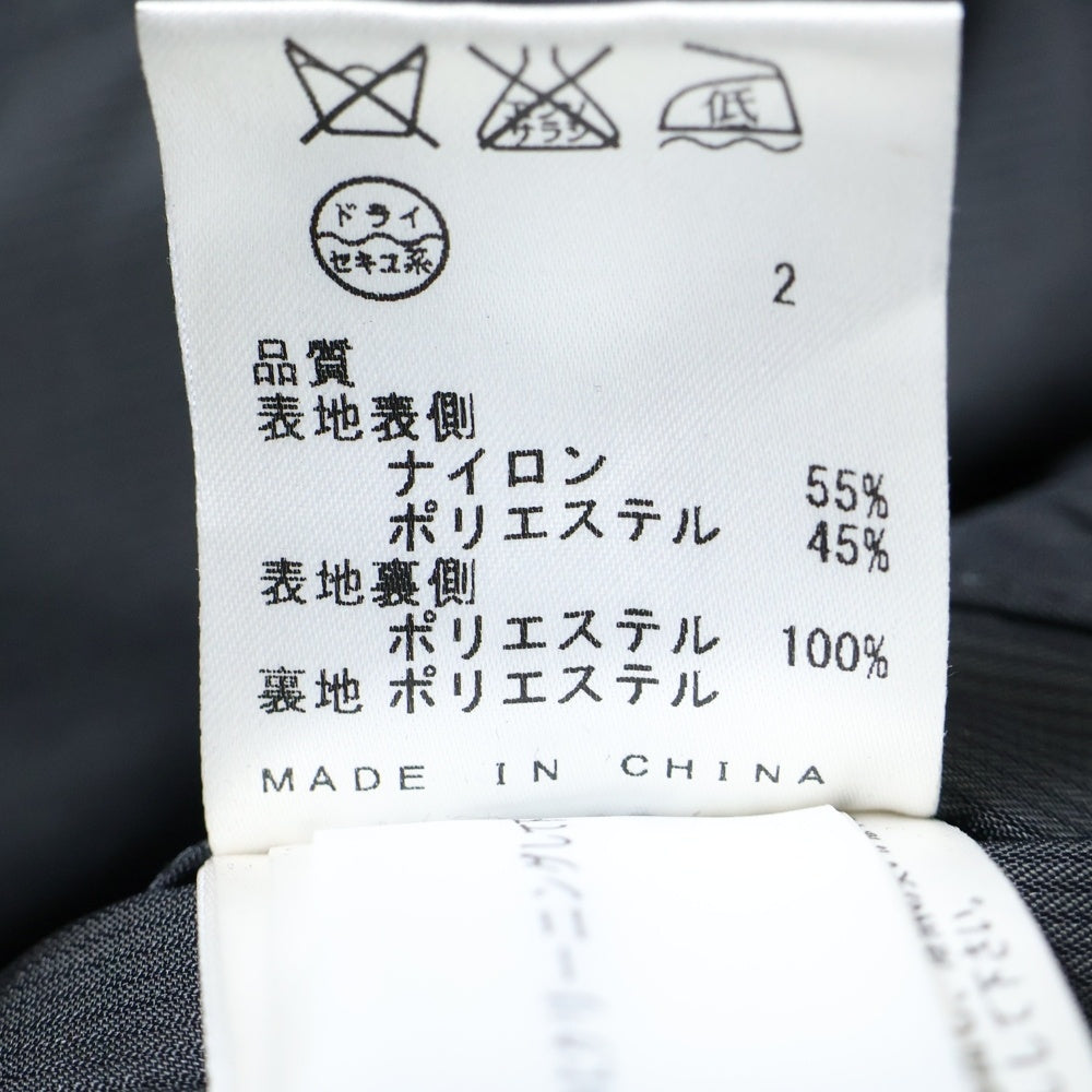 Calvin Klein(カルバンクライン) ナイロン ロング トレンチコート ブラック 414514